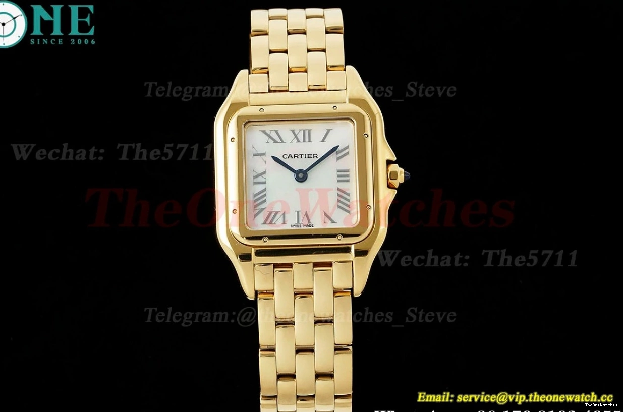 De Mop Ladies AF 27mm YG Panthere Secrete YG Dial Quartz 0409